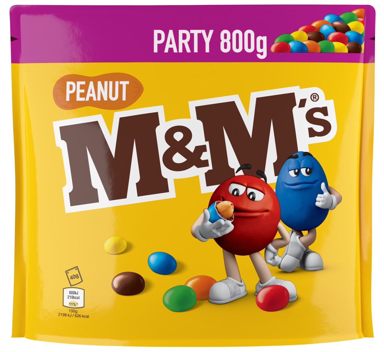 M&Ms Peanut 800g