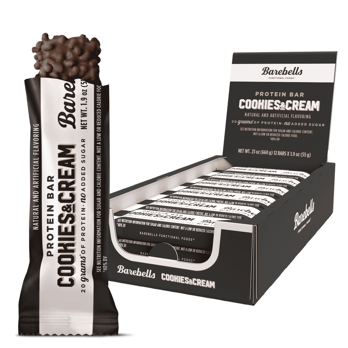 Barebells Protein Bar - Cookies & Cream 55g x 12 kpl