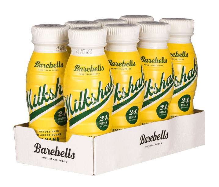 Barebells Milkshake Banana 330ml x 8 kpl