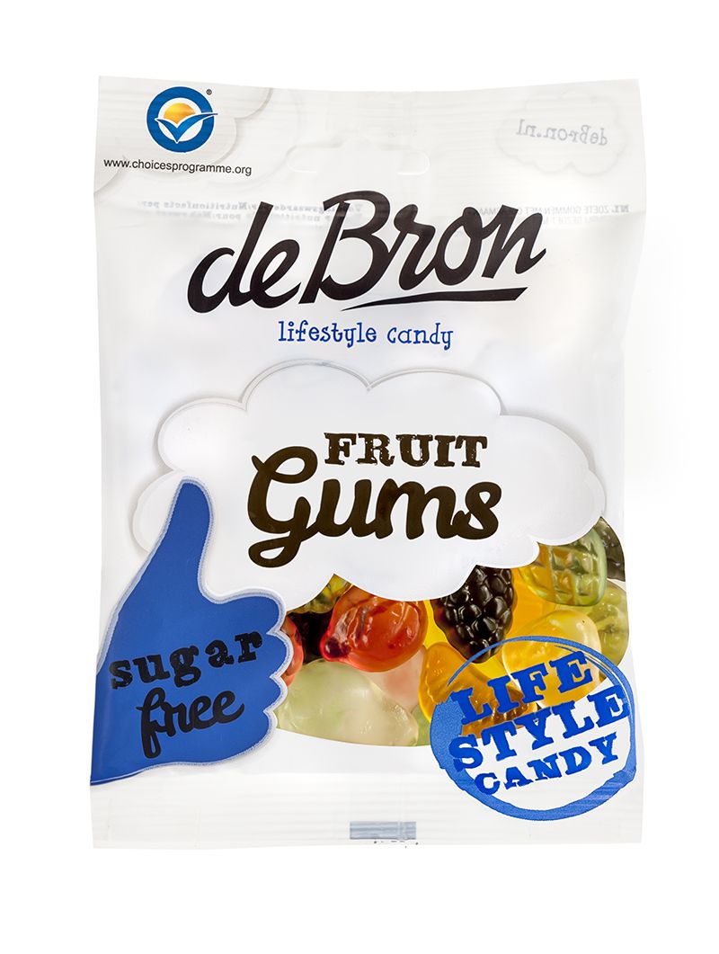 de Bron Fruit Gums Sokeriton 100g