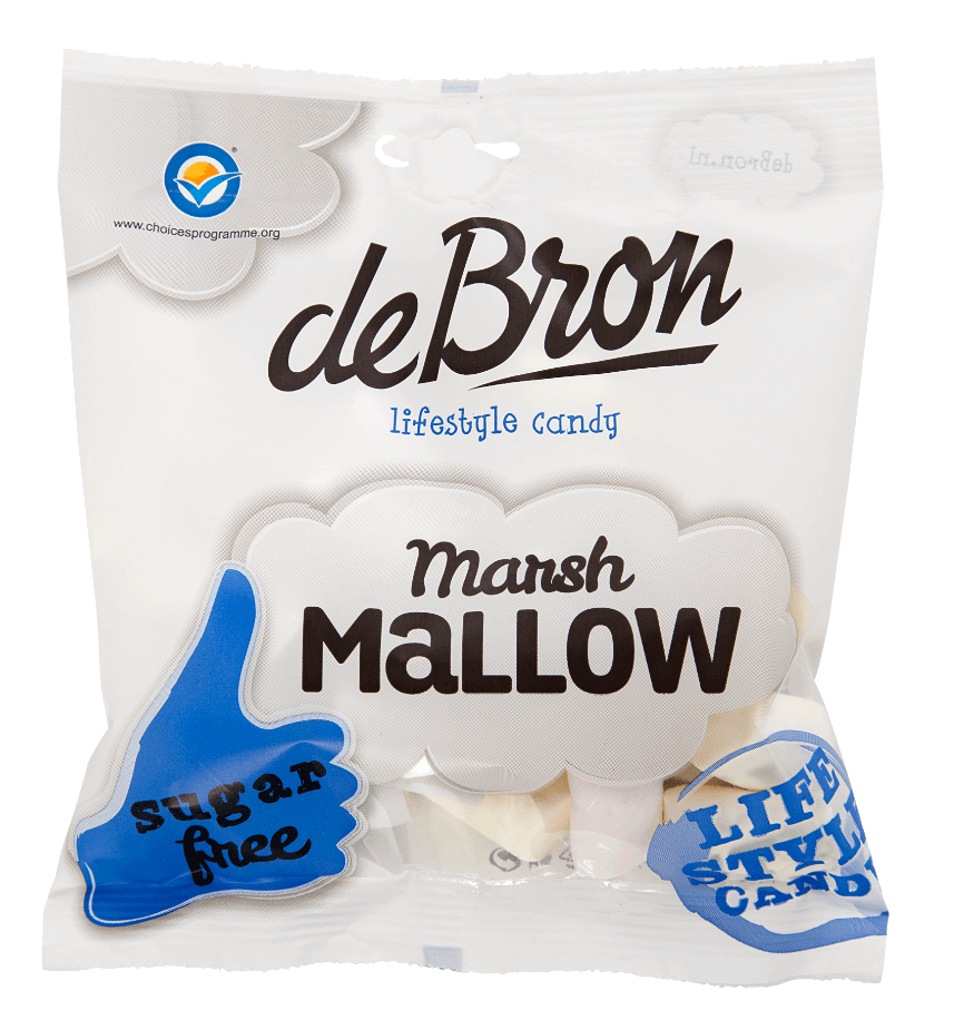 de Bron Marshmallows Sokerittomat 75g