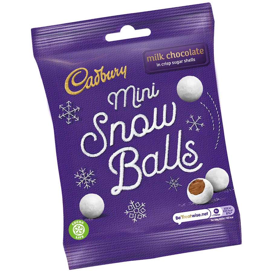 Cadbury Mini Snowballs 74g
