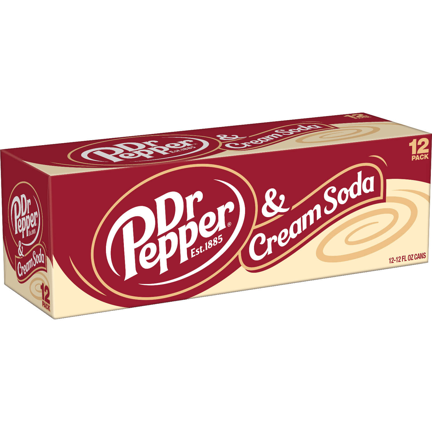 Dr Pepper & Cream Soda 355ml x 12 kpl