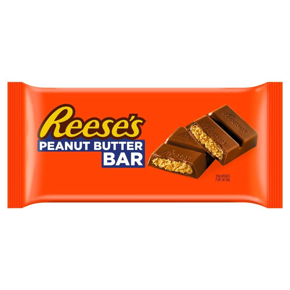 Reeses Milk Chocolate Peanut Butter Bar 120g