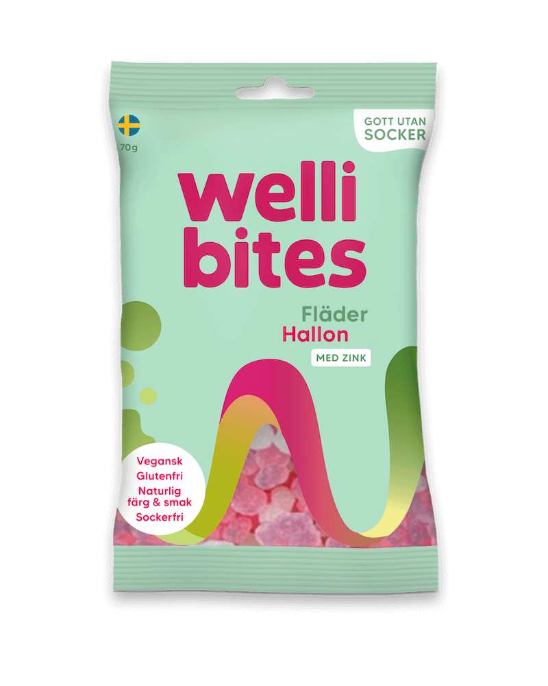 Wellibites Seljankukka & Vadelma 70g
