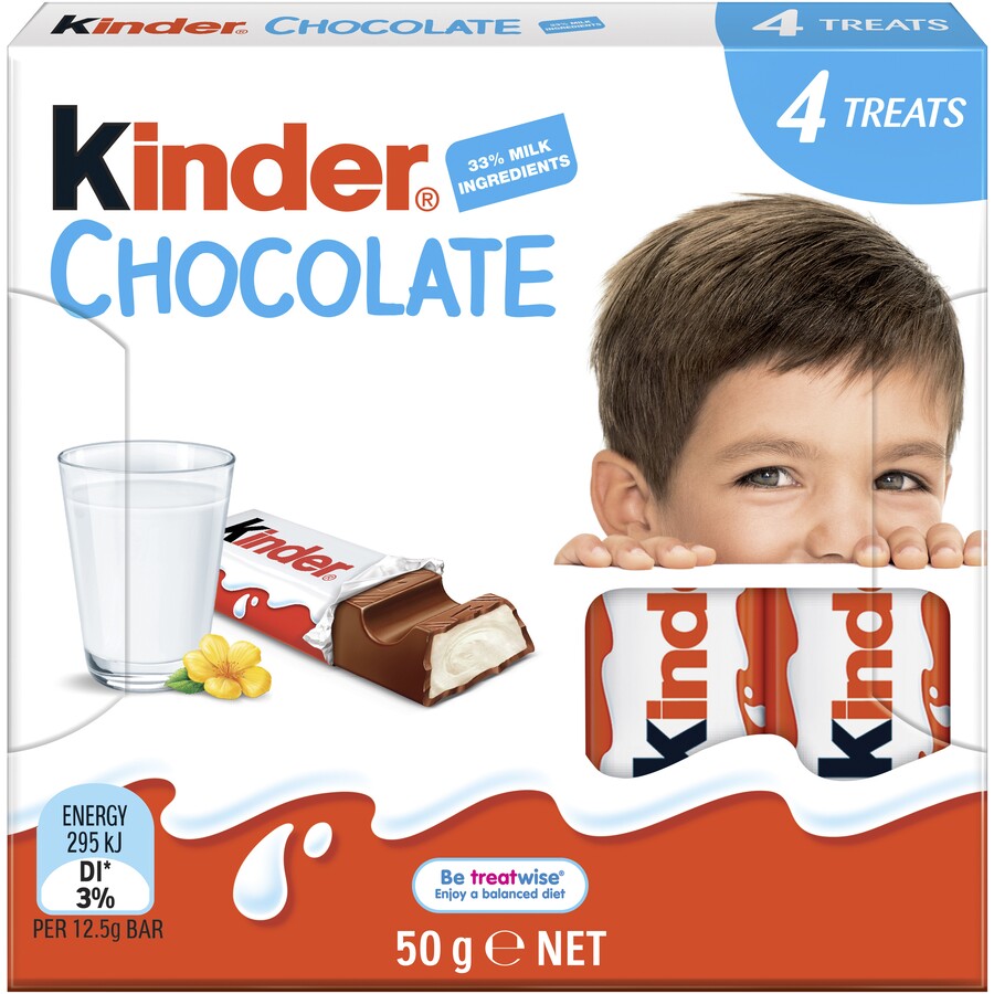 Kinder Suklaa 4kpl 50g