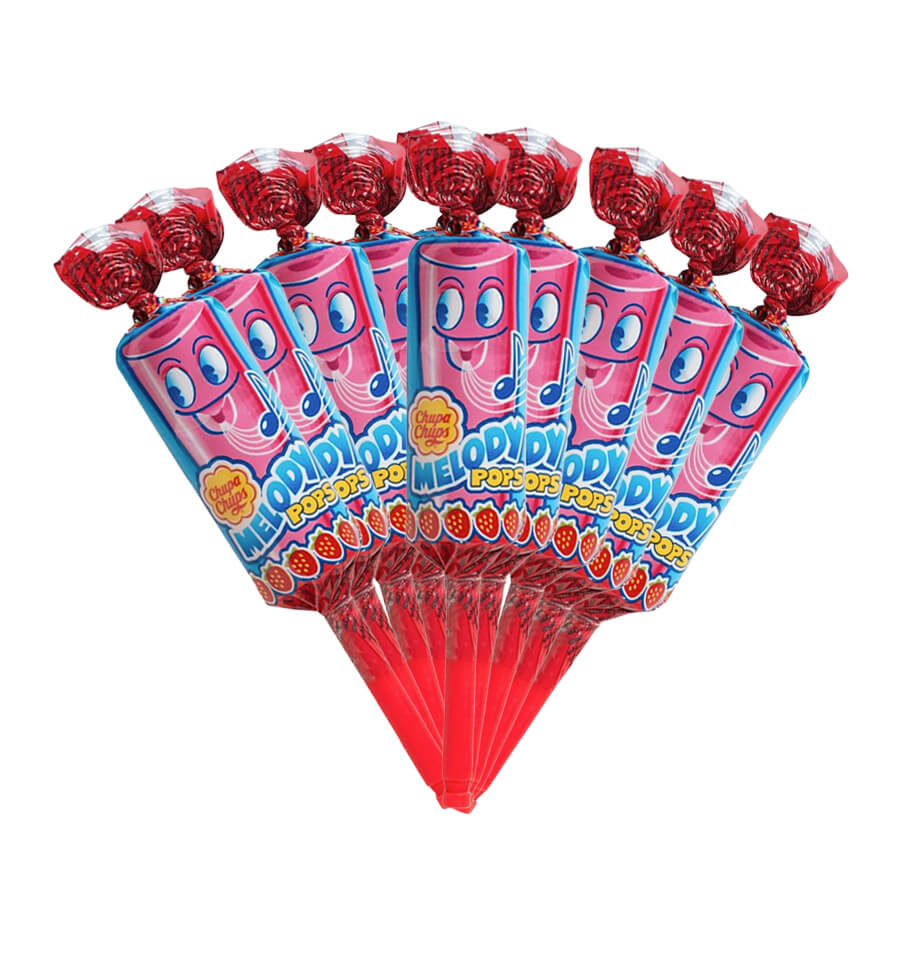 Chupa Chups Melody Pops x 10 kpl