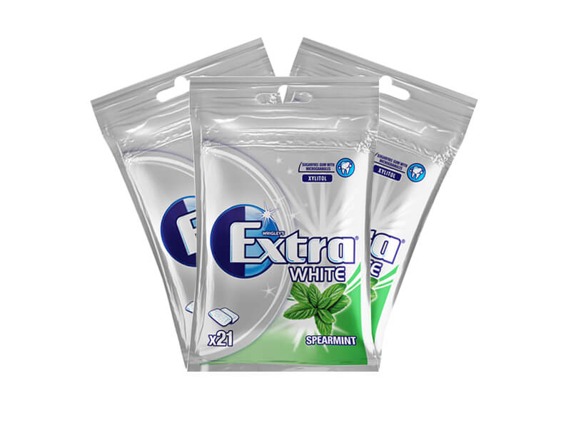 Wrigleys Extra Purukumi White Spearmint 29g x 3 kpl
