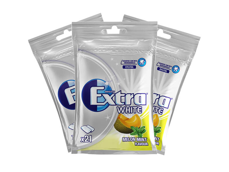 Wrigleys Extra White Melon Mint 29g x 3 kpl