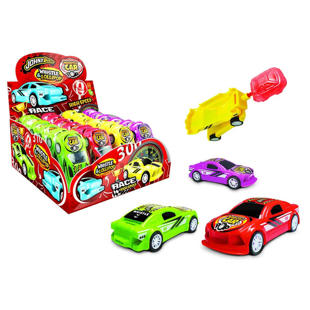 Johny Bee Car Whistle & Lollipop 10g (1 kpl)