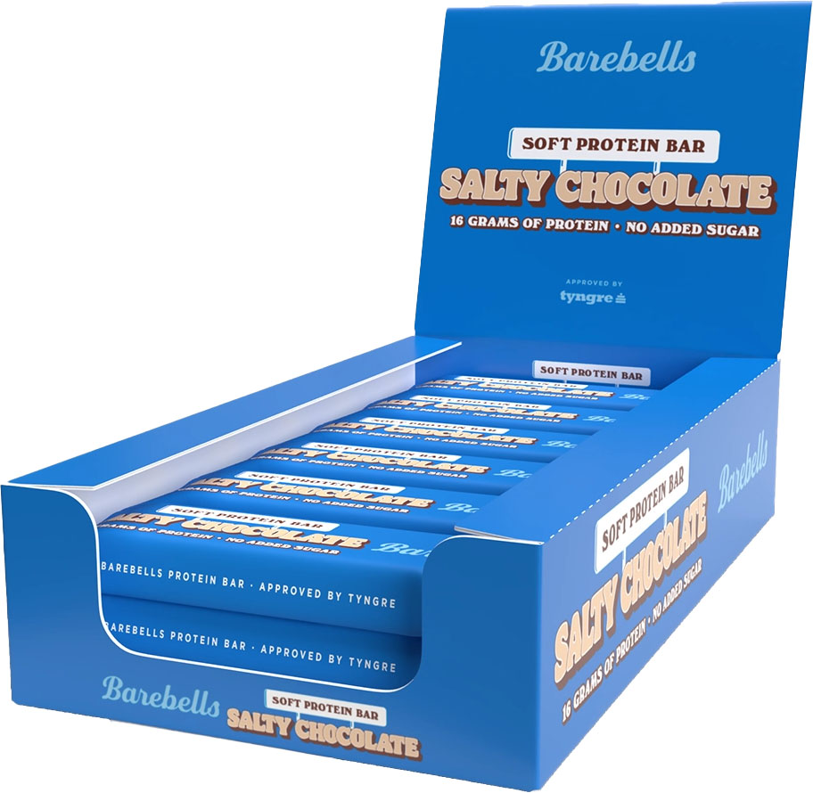 Barebells Protein Bar - Salty Chocolate 55g x 12 kpl