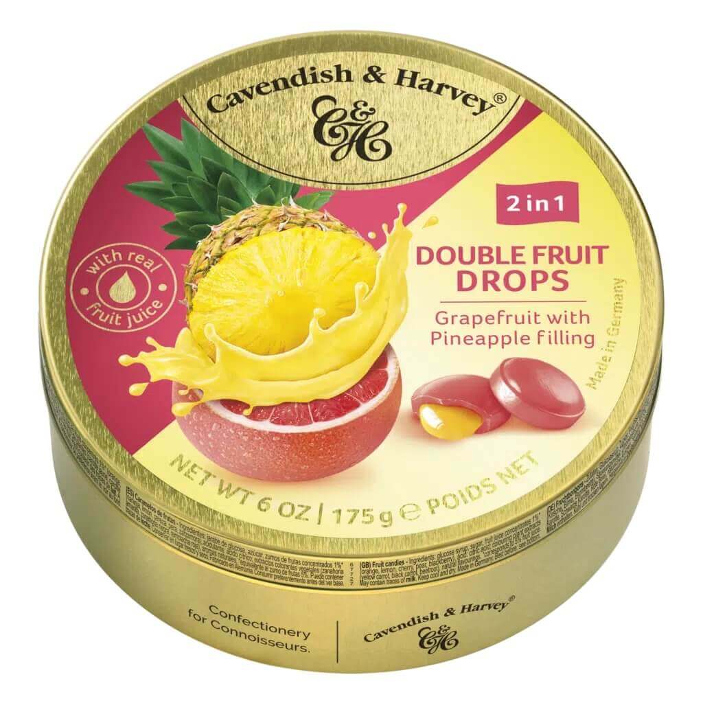 Cavendish & Harvey Grapefruit Pineapple Drops 175g