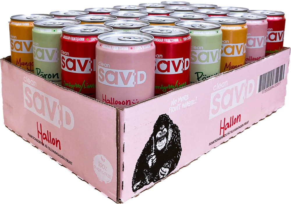 Clean Drink Sav:D Sekalaatikko 33cl x 24 kpl