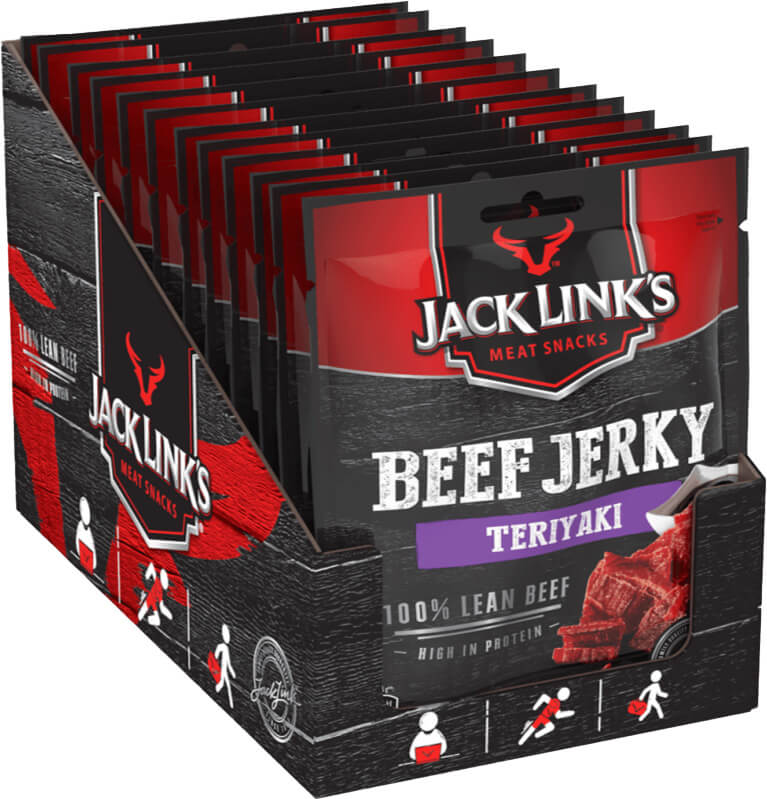 Jack Links Beef Jerky - Teriyaki 60g x 12 kpl
