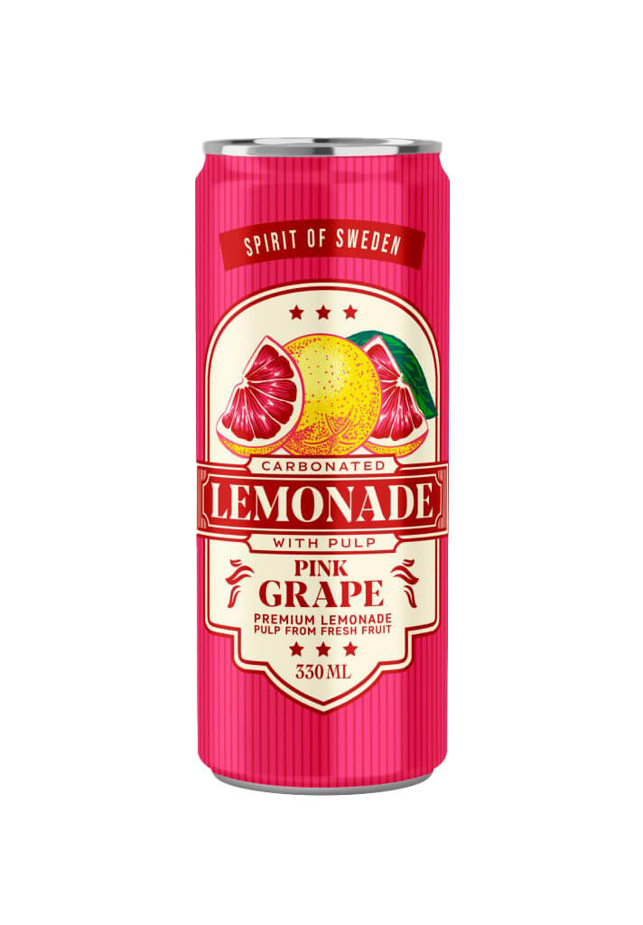 Spirit of Sweden - Limonadi Pink Grape 33cl