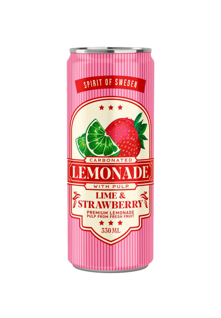 Spirit of Sweden - Limonadi Mansikka ja Lime 33cl
