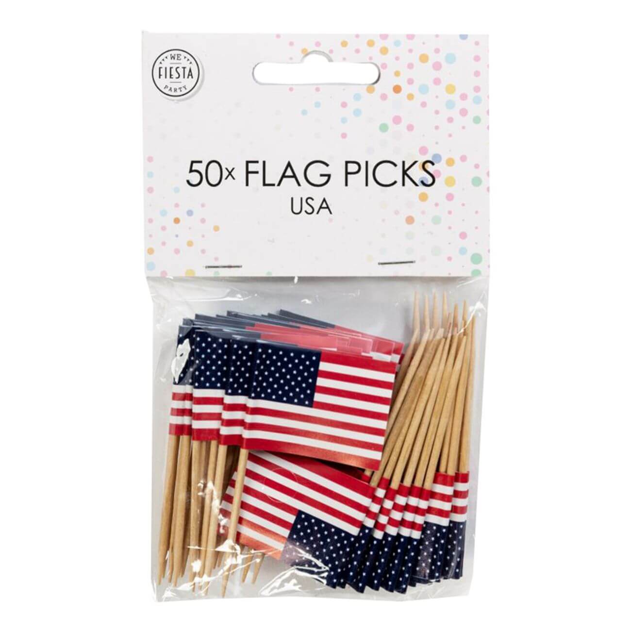 Cocktailflaggor USA 50-pack