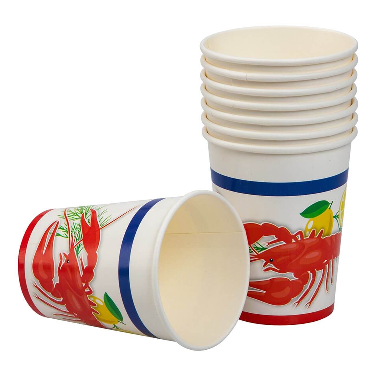 Pappersmuggar Kräftor 8-pack