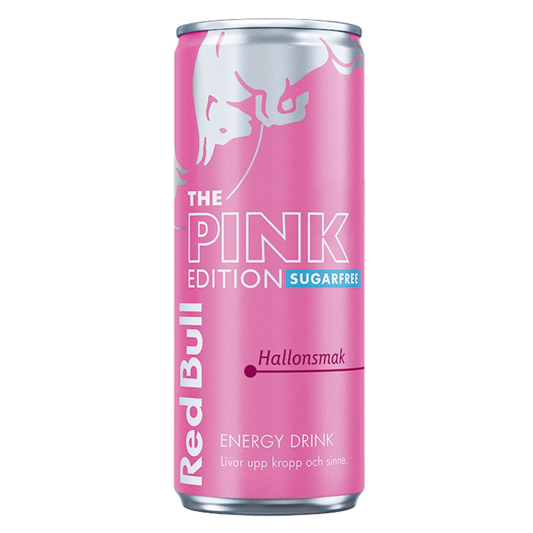 Red Bull Pink Edition Sugar Free Vadelma 25cl