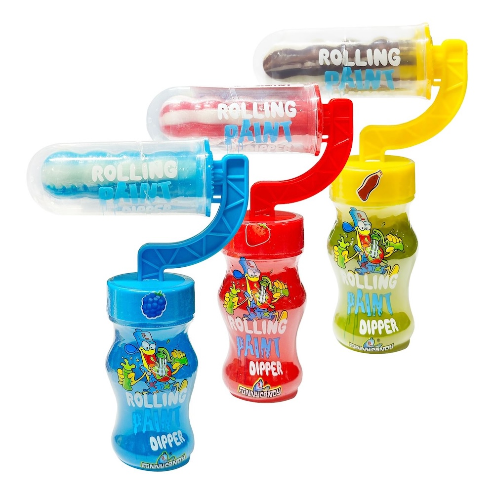 Funny Candy Rolling Paint Dipper 64g (1 kpl)