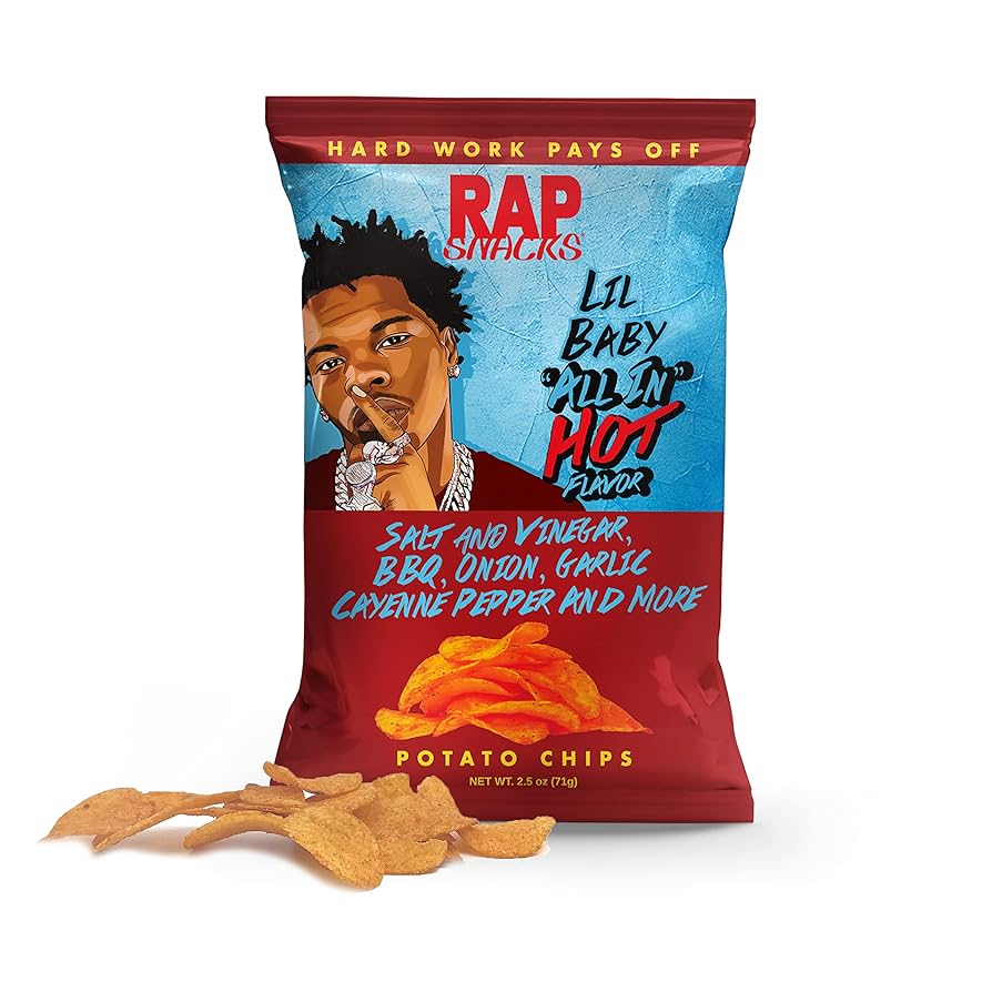 Rap Snacks Sipsit Lil Baby "ALL IN" Hot Flavor 71g