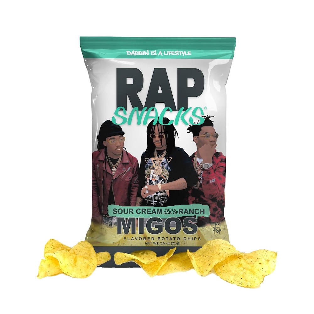 Rap Snacks Sipsit Migos Sour Cream With A Dab Of Ranch 71g