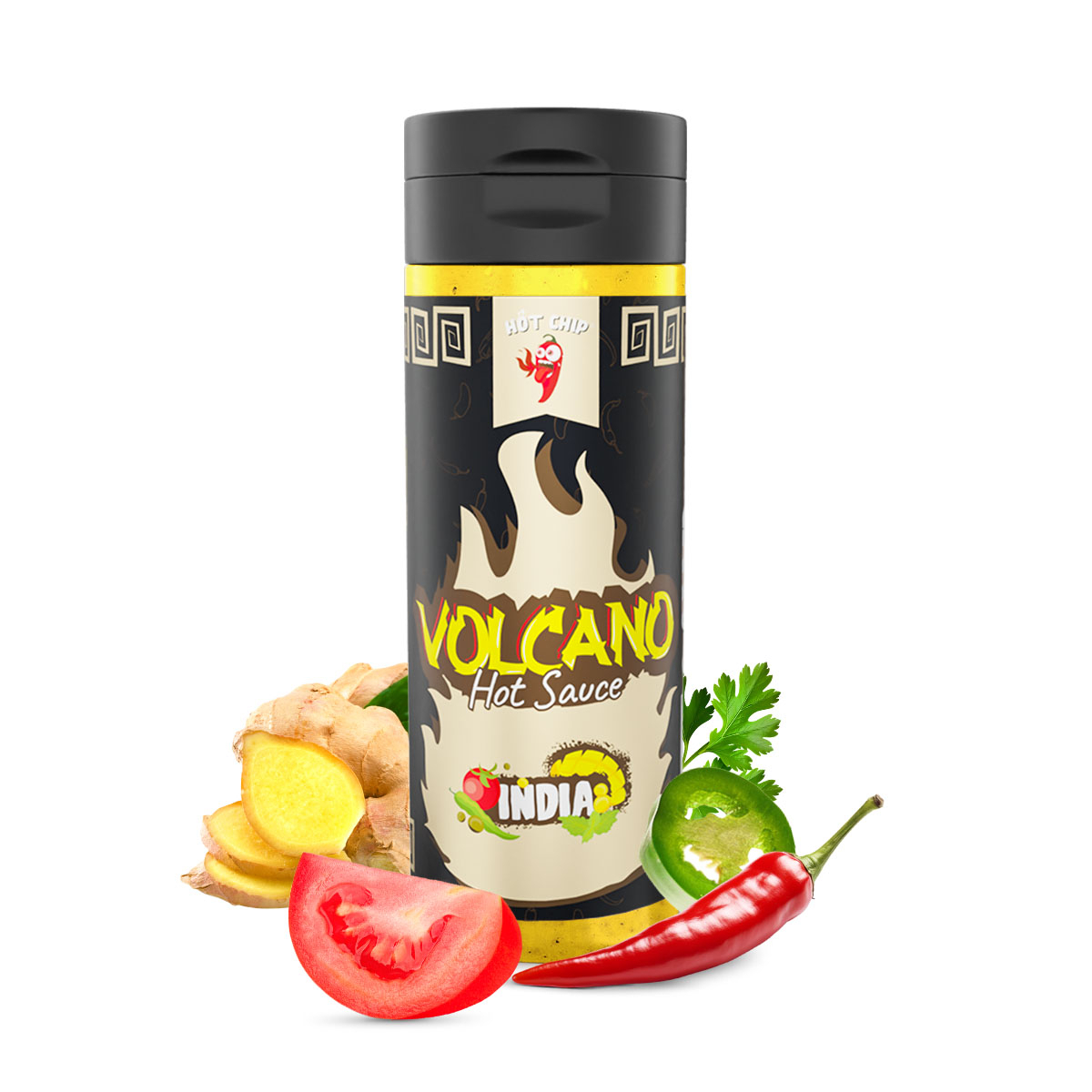 Hot Chip Volcano Hot Sauce India 270ml