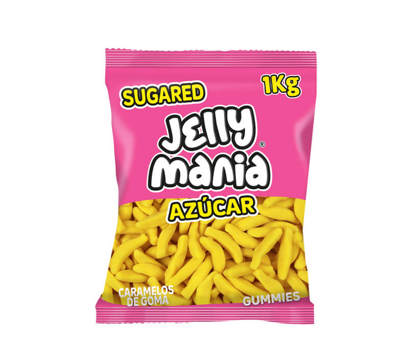 Jake Jelly Mania Sokeroidut Banaanit 1kg
