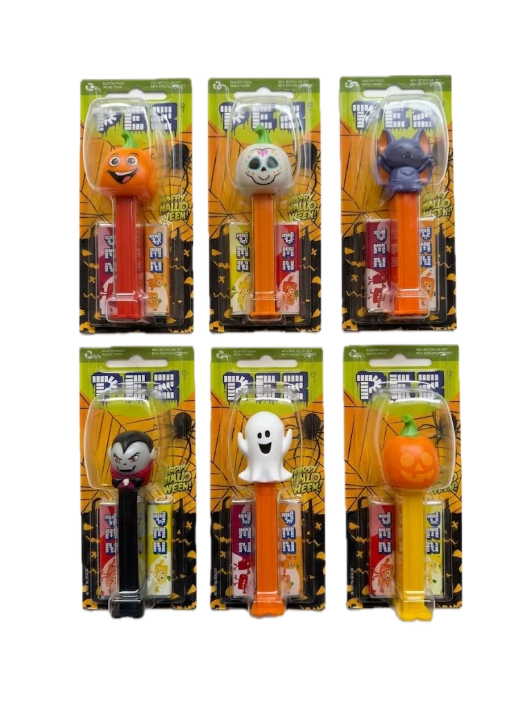 PEZ Spooky Hahmot 17g + 2 refill (1 kpl)