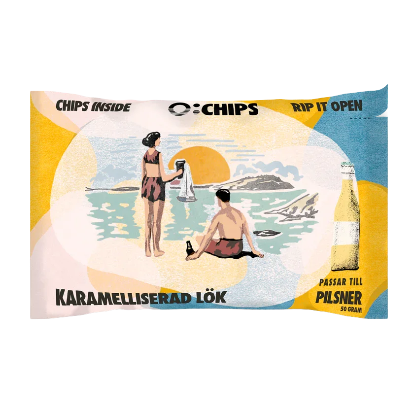 Ö-Chips Pilsner - Karamellisoitu Sipuli 50g