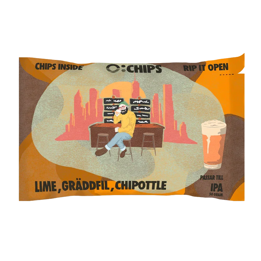Ö-Chips IPA - Lime, Kermaviili, Chipotle 50g