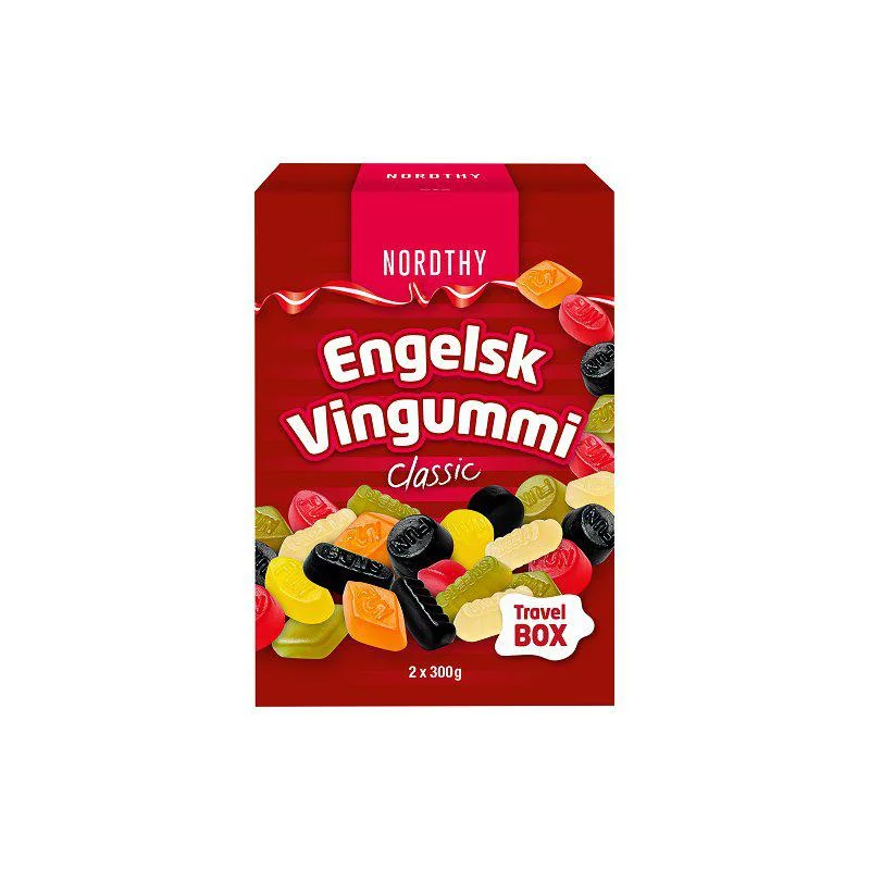 Nordthy English Winegums Classic Family Mix 600g