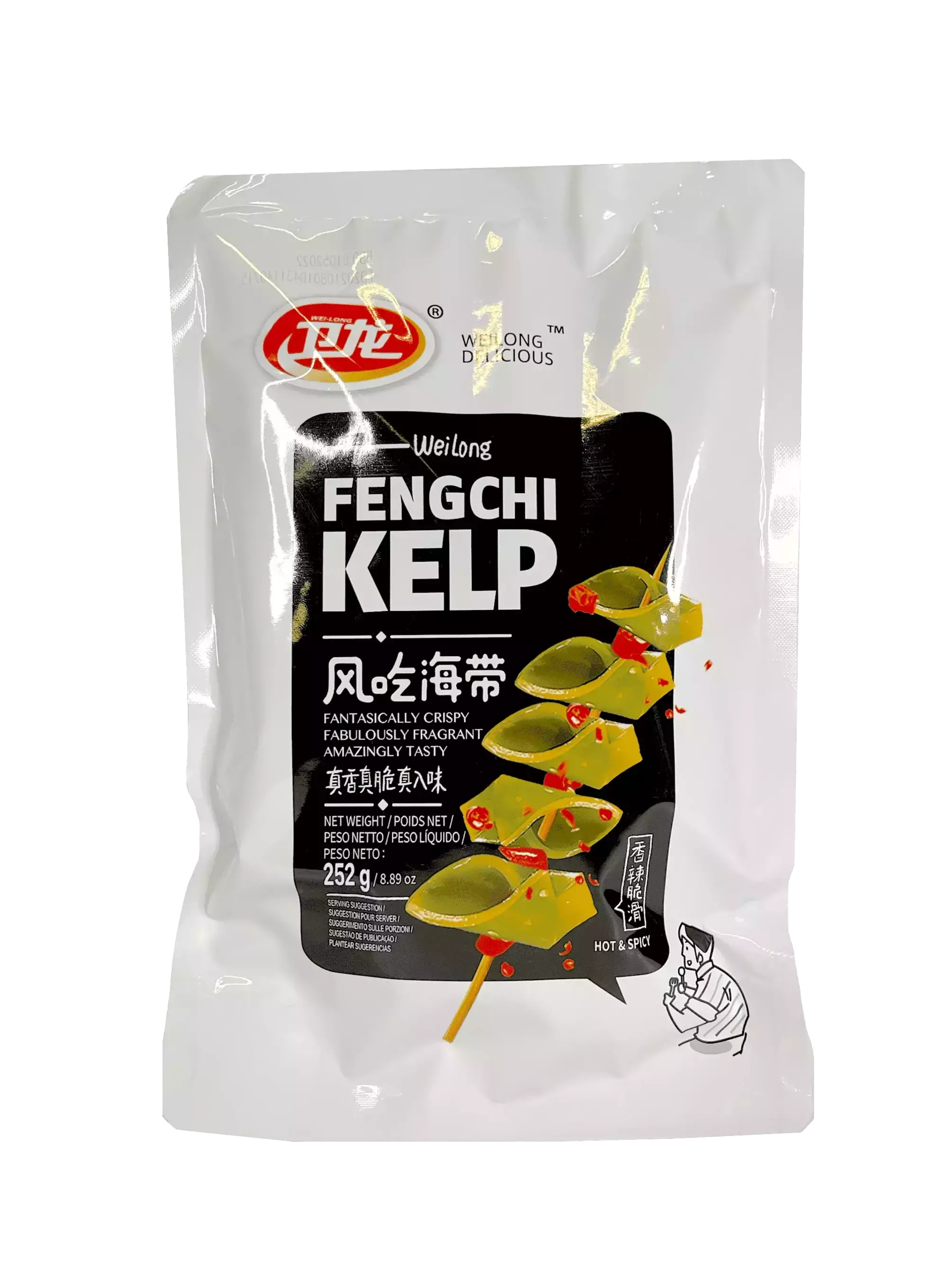Wei Long Fengchi Kelp Hot & Spicy 252g
