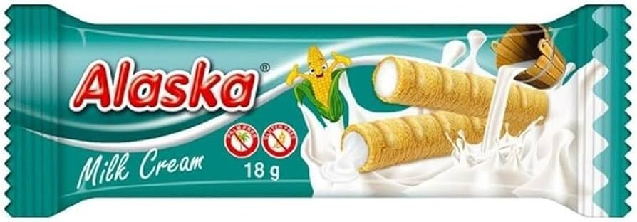 Alaska Rolls Mjölkkräm 18g