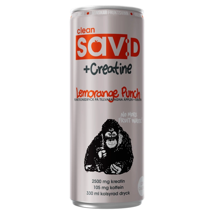 Clean Drink Sav:D Plus Creatine Strawberry Punch 33cl
