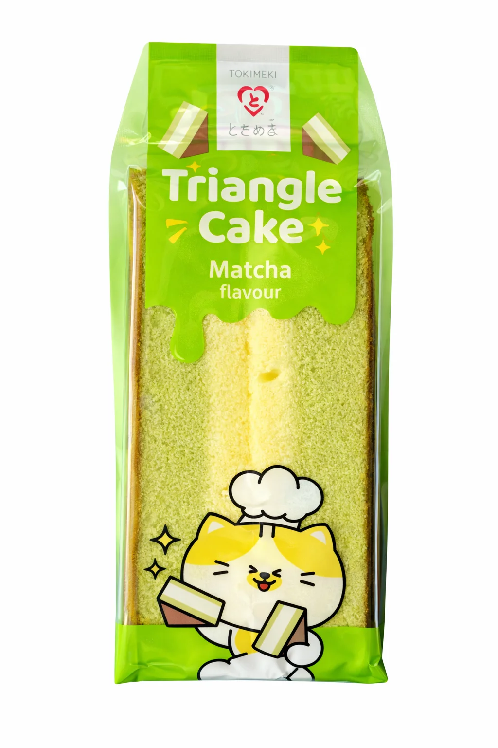 Tokimeki Triangle Sponge Cake Matcha Flavour 90g