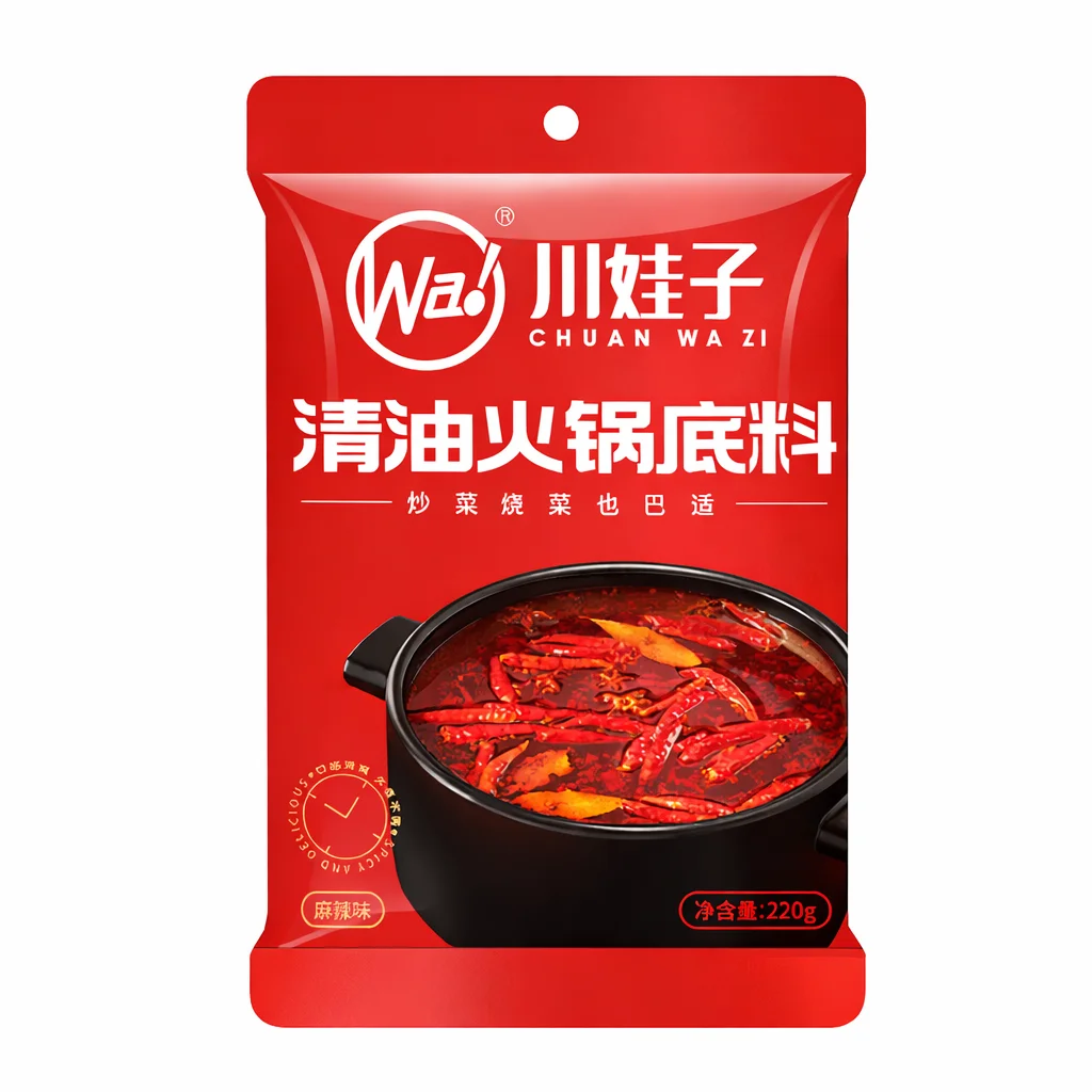 Chuan Wa Zi Hot Pot Soup Base Spicy 220g