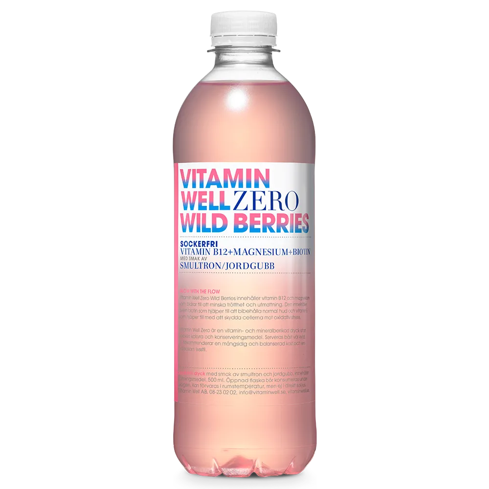 Vitamin Well Zero Wild Berries 50cl(BF:2026-10-04)
