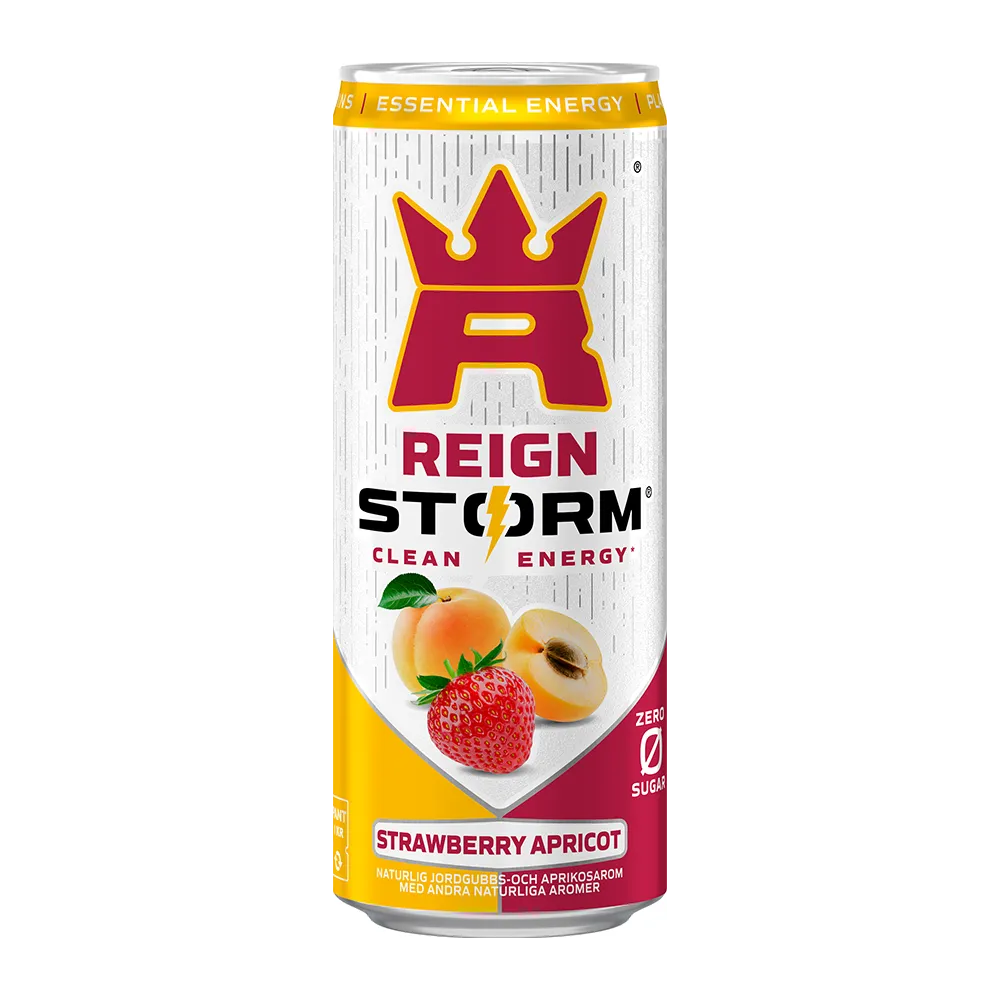 Reign Storm Strawberry Apricot 355ml