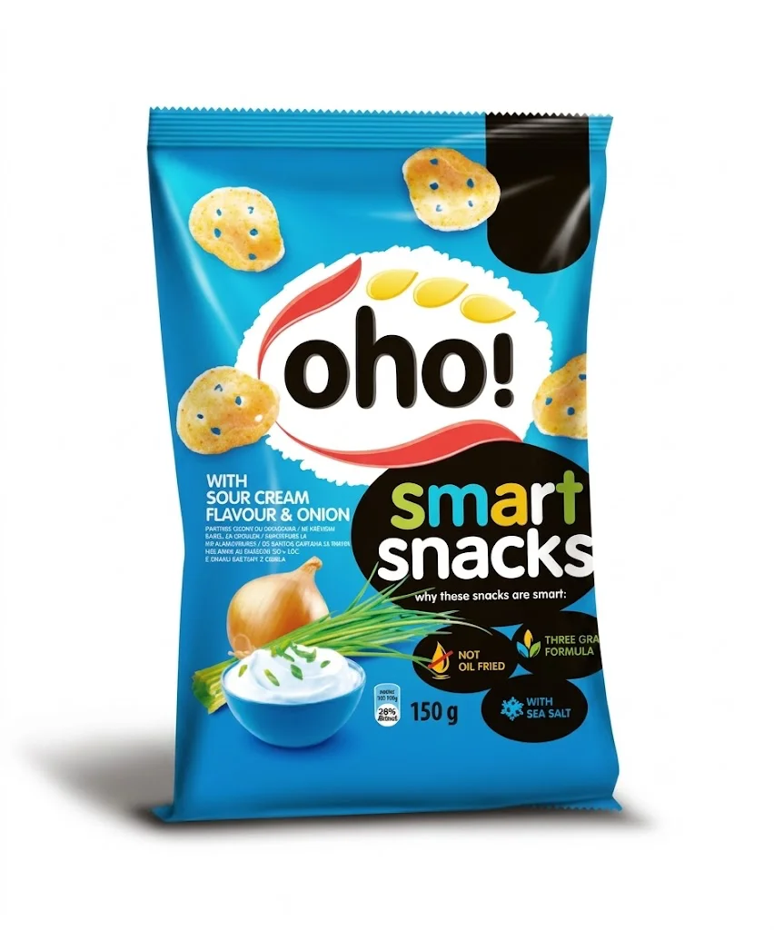 OHO Snacks Sourcream & Onion 50g