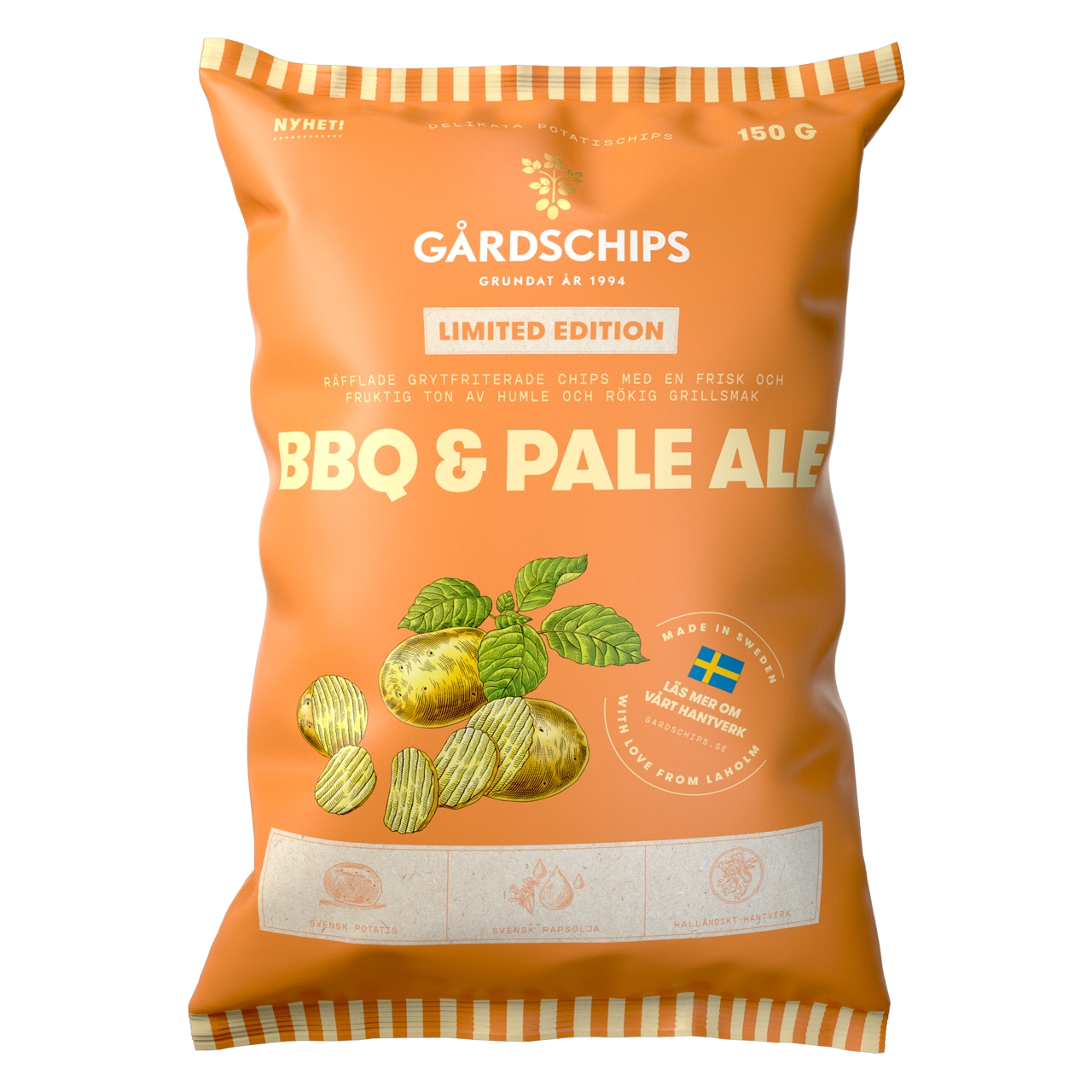 Gårdschips BBQ & Pale Ale Limited Edition150g