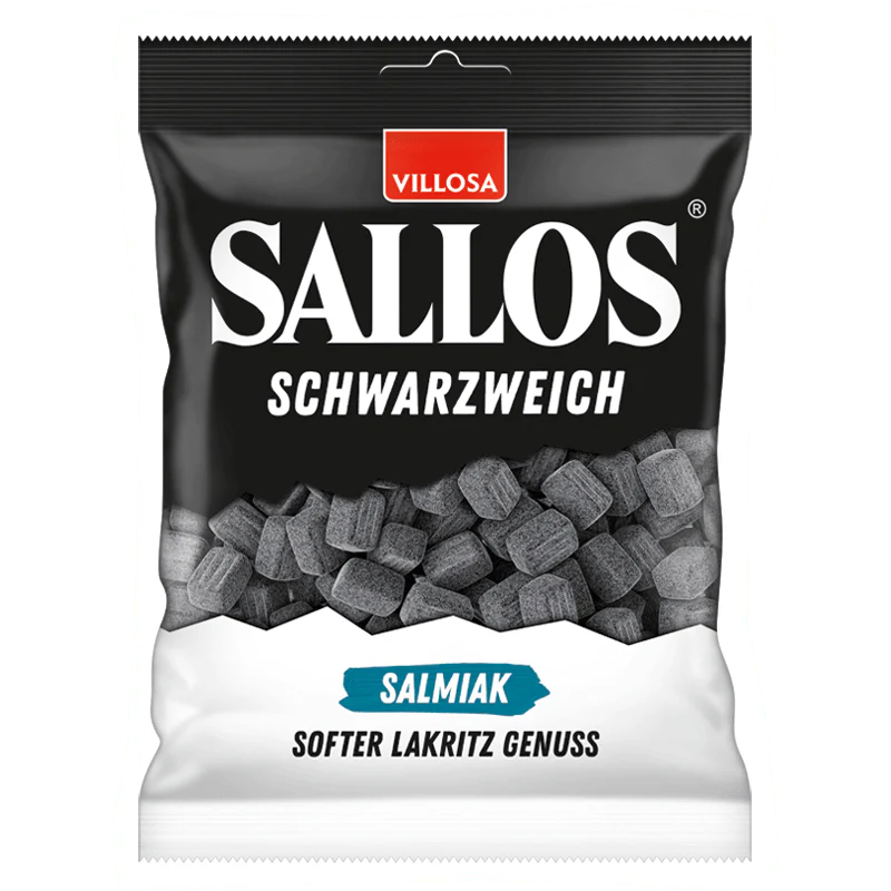 Sallos Mjuk Lakrits Salmiak 200g