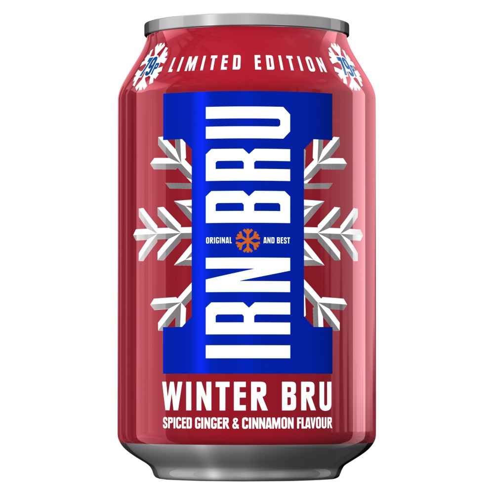 IRN-BRU Winter Bru Spiced Ginger & Cinnamon 33cl(BF:2026-09-30)