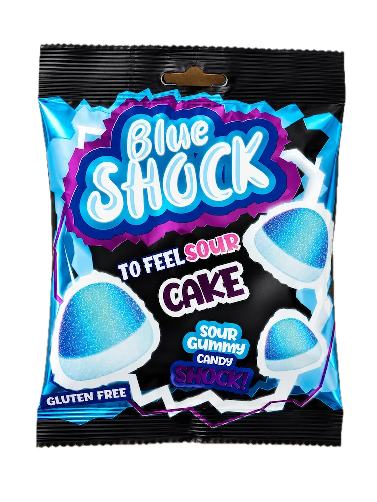 Blue Shock Sour Cake 80g