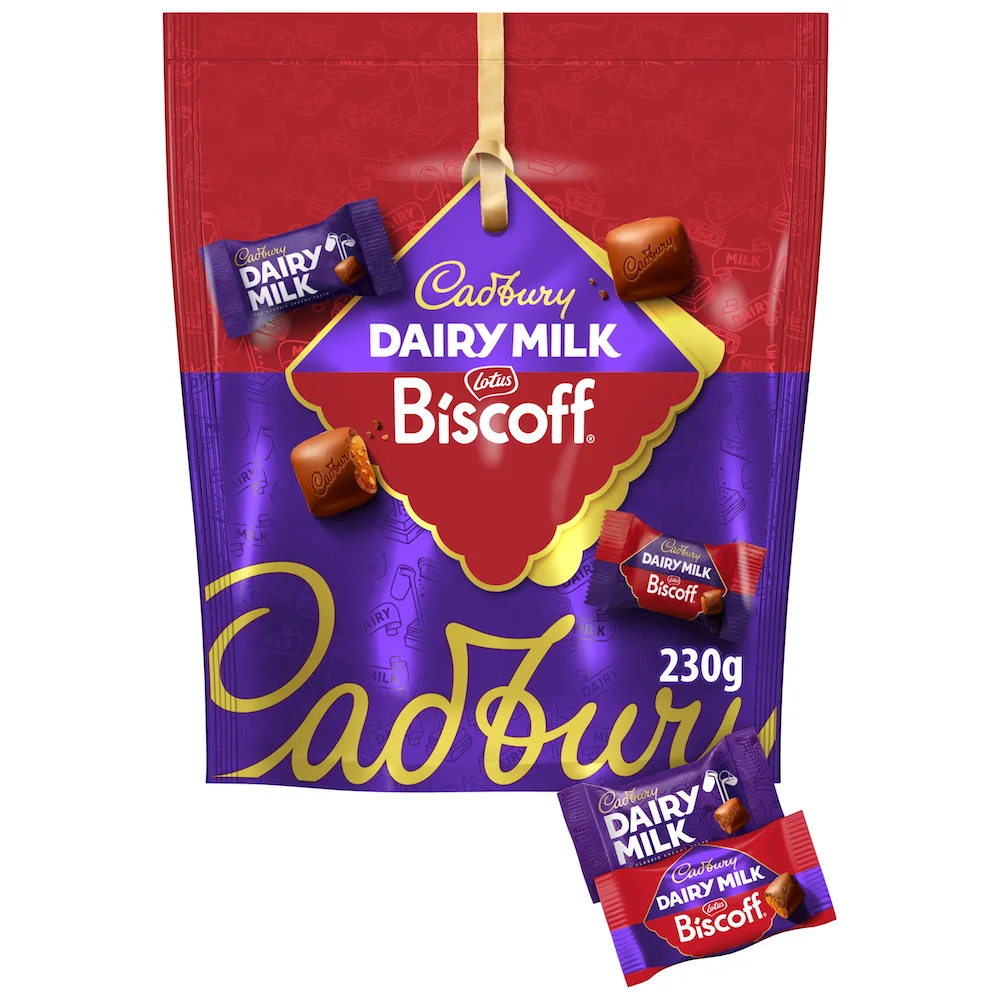 Cadbury Dairy Milk Biscoff Pussi 230g