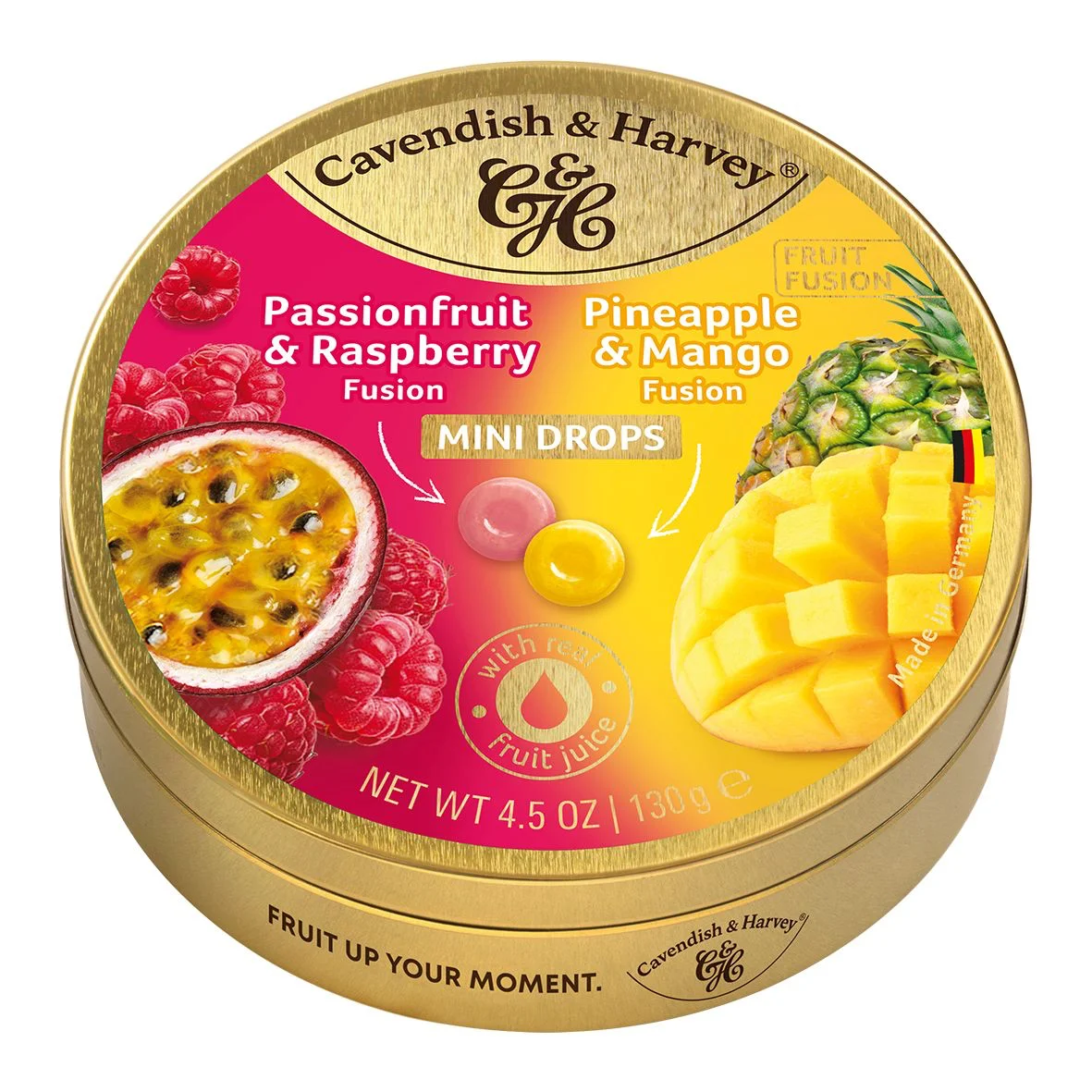 Cavendish & Harvey Passionfruit/Raspb and Pineapple/Mango 130g
