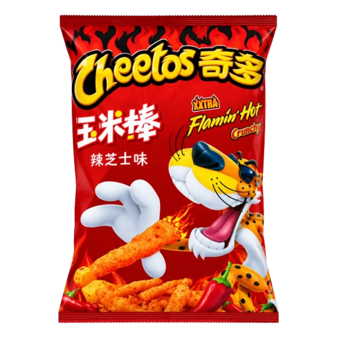 Cheetos Flamin Extra Hot Crunchy 60g